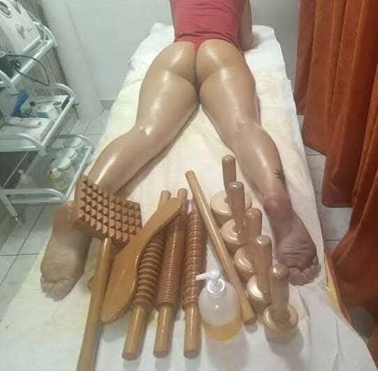 Set steriliziranih drvenih alata za maderoterapiju i anticelulitne tretmane
